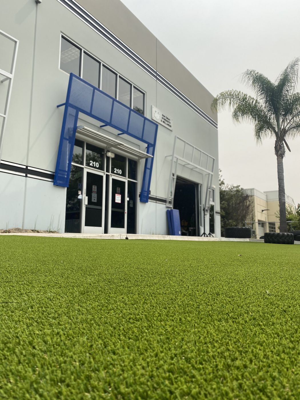 Synthetic turf installed in San Diego backyard