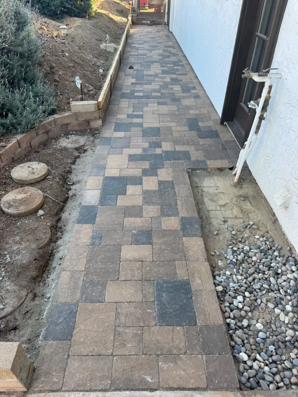 Paver walkway in San Diego